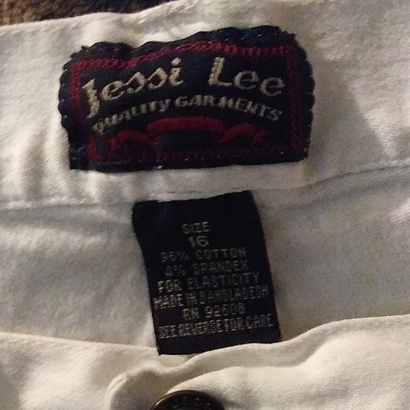 16 Jessie Lee White gorgeous stretch Jeans(bA2) - Picture 3 of 3